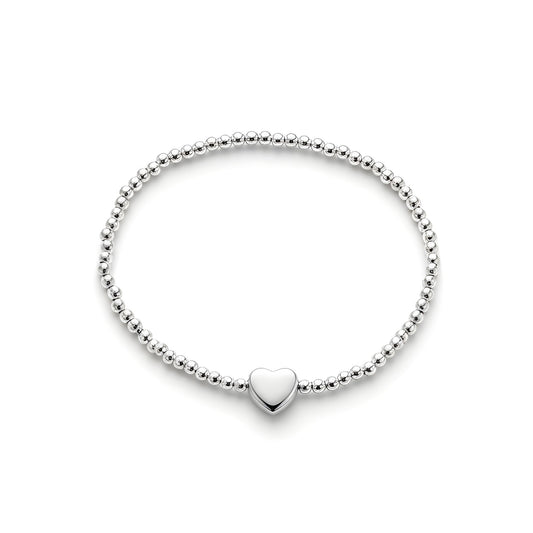 Beaded Heart Stacking Bracelet
